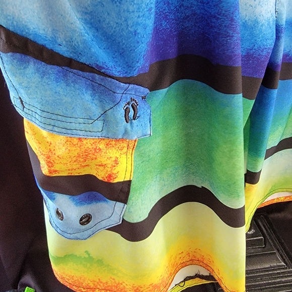 Hang Ten Men’s Board Shorts‎ 36 Waist Swim Trunks - Picture 2 of 7